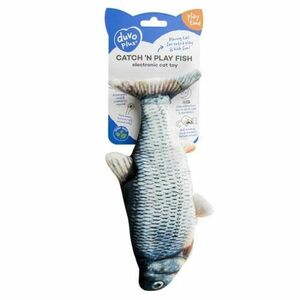 Duvo+ Catch `n play fish 28x13x5cm interaktivní hračka pro kočky obraz