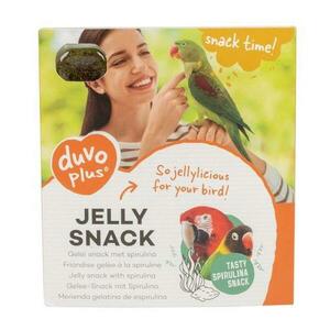 Duvo+ Jelly snack pro papoušky 5g x 12ks želé pochoutky se spirulinou obraz