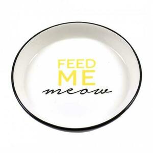 Duvo+ Keramická miska pro kočky - Feed me meow 15, 5cm obraz