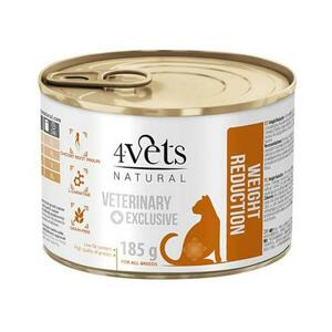 4vets NATURAL VETERINARY EXCLUSIVE WEIGHT REDUCTION 185g pro kočky na redukci hmotnos obraz