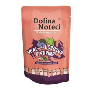 Dolina Noteci SUPERFOOD 85g telecí maso s humrem a krevetami pro kočky 80% masa obraz