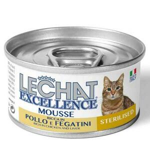 Monge LECHAT EXCELLENCE MOUSSE Pěna s kuřecím masem a játry pro sterilizované ko? obraz