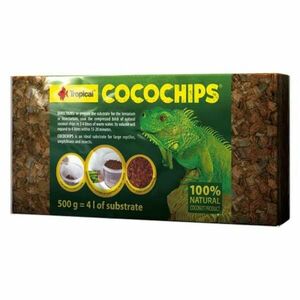 Tropical Cocochips/Coconut Husk Briquette 500g Přírodní kokosová podestýlka do terá obraz