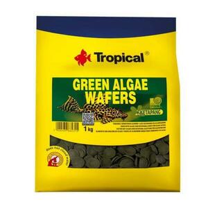 Tropical Green Algae Wafers 1kg krmivo ve formě oplatek se spirulinou obraz