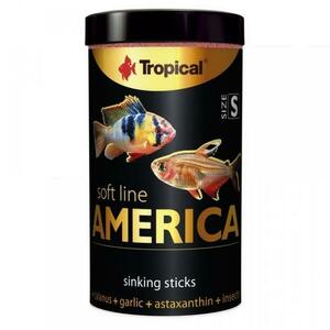 Tropical America S 100ml/56g krmivo pro masožravé ryby ze severní a jižní Ameriky obraz