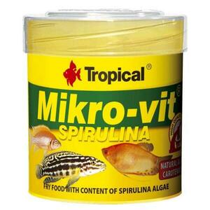 Tropical Mikro-vit Spirulina 50ml/32g krmivo pro rybí potěr s dodatkem spiruliny obraz