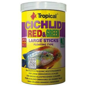 Tropical Cichlid Red&Green Large Sticks 1000ml/300g tyčinky pro střední velké všežr obraz