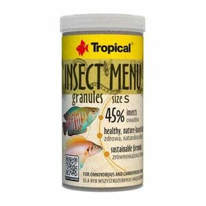 Tropical Insect Menu Granules Size S 250ml/135g krmivo pro ryby s vysokým obsahem hmyzu obraz