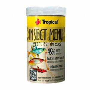 Tropical Insect Menu Granules Size XXS 250ml/160g krmivo pro ryby s vysokým obsahem hmyz obraz