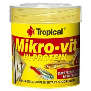 Tropical Mikro-vit Hi-Protein 50ml/32g krmivo pro rybí potěr s vysokým obsahem bílko obraz