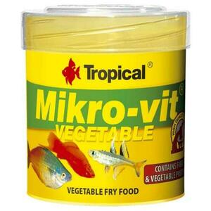 Tropical Mikro-vit Vegetable 50ml/32g krmivo pro rybí potěr bohaté o rostlinné složk obraz