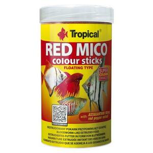 Tropical Red Mico Colour Sticks 250ml/80g krmivo pro masožravé a všežravé ryby obraz