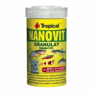 Tropical Nanovit Granulat 100ml/70g granulované krmivo pro malé akvarijní ryby obraz