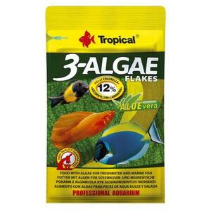 Tropical 3-Algae Flakes 12g krmivo s řasami pro sladkovodní a mořské ryby obraz