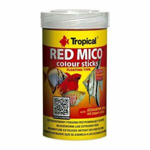 Tropical Red Mico Colour Sticks 100ml/32g krmivo pro masožravé a všežravé ryby obraz