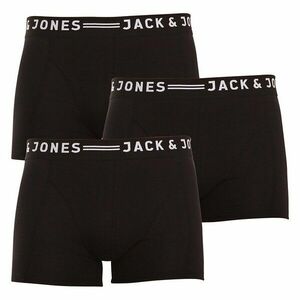 Jack and Jones 3PACK pánské boxerky černé (12081832 - black/black) XL obraz