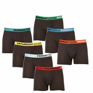 Gianvaglia 7PACK pánské boxerky černé (GVG-5068) L obraz