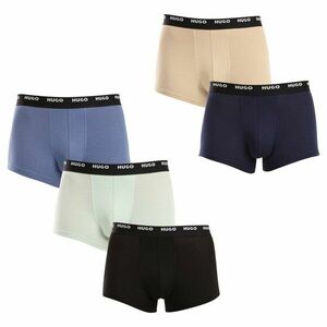 HUGO 5PACK pánské boxerky vícebarevné (50479944 981) XL obraz