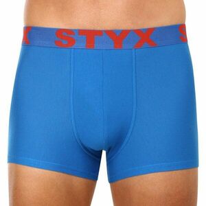 Styx Pánské boxerky sportovní guma nadrozměr modré (R1167) 3XL obraz