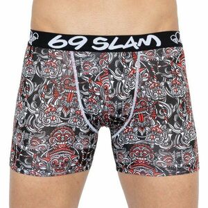 69SLAM Pánské boxerky fit bamboo totem mask (MPBTMS-BB) S obraz