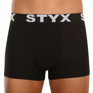 Styx Pánské boxerky sportovní guma nadrozměr černé (R960) 4XL obraz