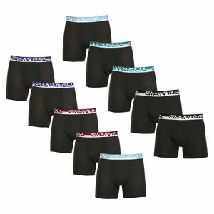 Gianvaglia 10PACK pánské boxerky černé (GVG-5012) M obraz