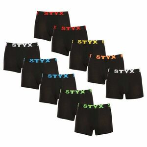 Styx 10PACK pánské boxerky sportovní guma černé (10G9601) XL obraz