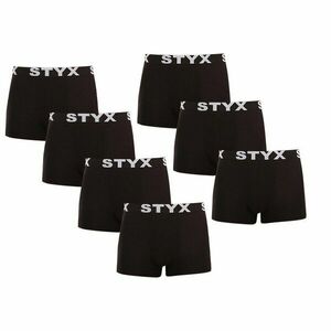 Styx 7PACK pánské boxerky sportovní guma černé (7G960) M obraz