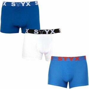 Styx 3PACK pánské boxerky sportovní guma nadrozměr vícebarevné (3R96817) 4XL obraz