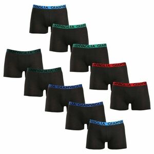 Gianvaglia 10PACK pánské boxerky černé (021) L obraz