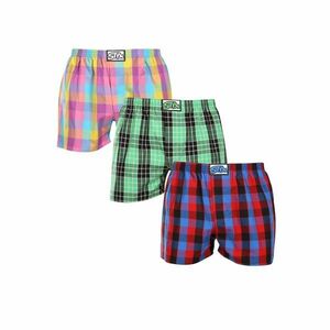 Styx 3PACK pánské trenky klasická guma vícebarevné (3A102729) XXL obraz