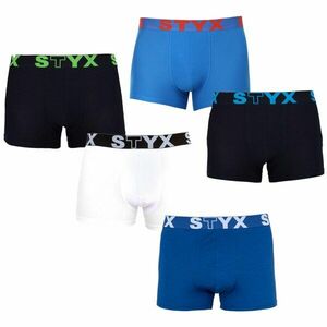 Styx 5PACK pánské boxerky sportovní guma nadrozměr vícebarevné (5R9612817) 4XL obraz