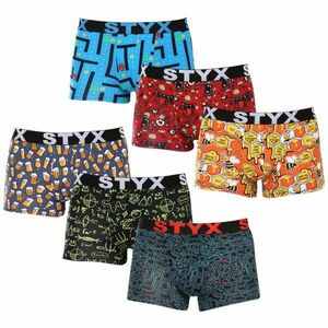 Styx 6PACK pánské boxerky art sportovní guma vícebarevné (6G12697124/2) M obraz