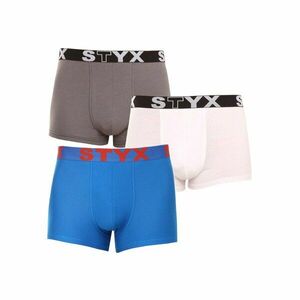 Styx 3PACK pánské boxerky sportovní guma vícebarevné (3G10137) XXL obraz