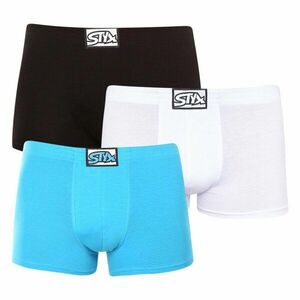 Styx 3PACK pánské boxerky klasická guma vícebarevné (3Q96019) XXL obraz