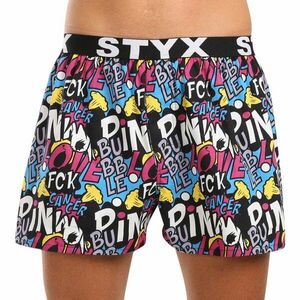 Styx Pánské trenky art sportovní guma Pink Bubble (B1058) XXL obraz