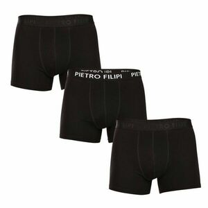 Pietro Filipi 3PACK pánské boxerky černé (3BCL005) M obraz