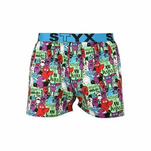 Styx Pánské trenky art sportovní guma příšerky (B1555) XL obraz