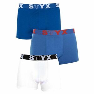 Styx 3PACK pánské boxerky sportovní guma nadrozměr vícebarevné (R9676861) 5XL obraz