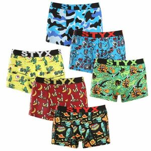 Styx 6PACK pánské boxerky art sportovní guma vícebarevné (6G13198780) L obraz