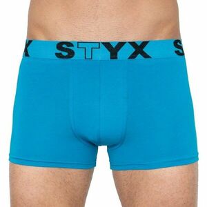 Styx Pánské boxerky sportovní guma nadrozměr světle modré (R969) 4XL obraz