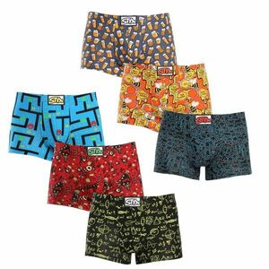 Styx 6PACK pánské boxerky art klasická guma vícebarevné (6Q12697124) L obraz