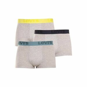 Levis 3PACK pánské boxerky šedé (905042001 015) M obraz