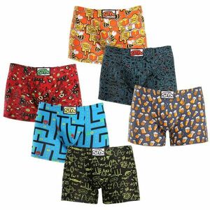 Styx 6PACK pánské boxerky long art klasická guma vícebarevné (6F12697124) L obraz