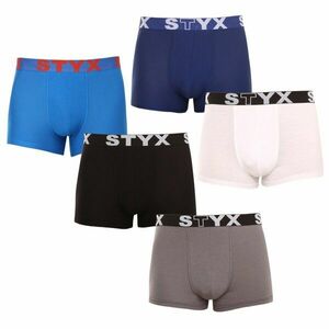 Styx 5PACK pánské boxerky sportovní guma vícebarevné (5G0908137) M obraz