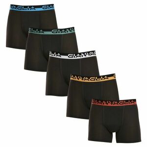 Gianvaglia 5PACK pánské boxerky černé (GVG-5008) M obraz