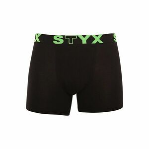 Styx Pánské boxerky long sportovní guma černé (U962) XXL obraz