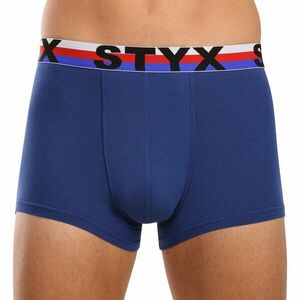 Styx Pánské boxerky sportovní guma tmavě modré trikolóra (G1968) XL obraz