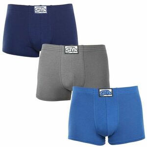 Styx 3PACK pánské boxerky klasická guma vícebarevné (3Q96837) M obraz