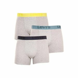 Levis 3PACK pánské boxerky šedé (905045001 015) M obraz